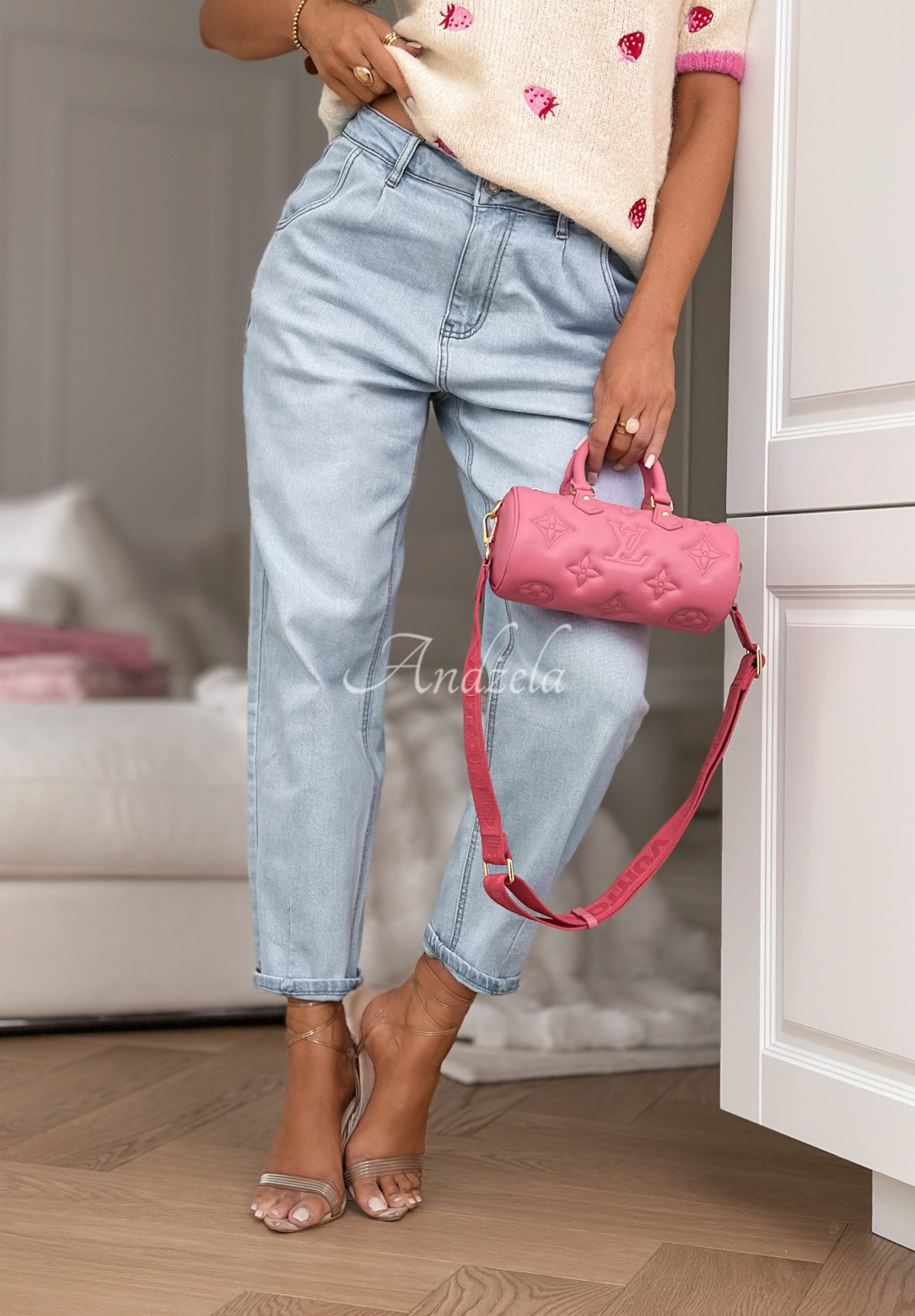 Balloon-Jeans Call Me Tonight Hellblau