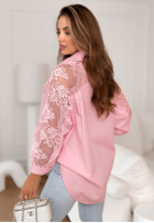 Hemd z koronką Touch of Lace Rosa