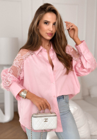 Hemd z koronką Touch of Lace Rosa