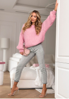 Hose Jeans z paskiem Not Even Close Grau