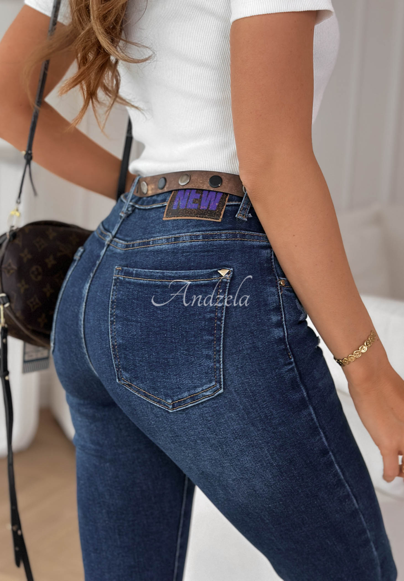 Skinny-Jeans Missed Again Blau