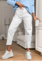 Hose Jeans z paskiem Know Nothing Weiß