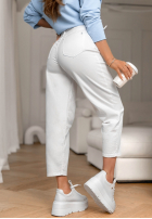 Hose Jeans z paskiem Know Nothing Weiß