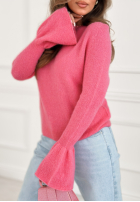 Miękki Pullover z szerokimi rękawkami Spring Smoothie Rosa