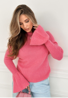 Miękki Pullover z szerokimi rękawkami Spring Smoothie Rosa