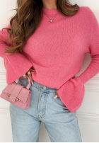 Miękki Pullover z szerokimi rękawkami Spring Smoothie Rosa