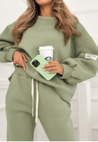 Sweat Set Fits Me Perfectly szałwiowy