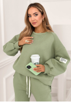 Sweat Set Fits Me Perfectly szałwiowy