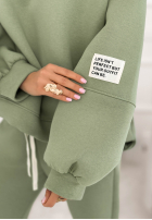 Sweat Set Fits Me Perfectly szałwiowy