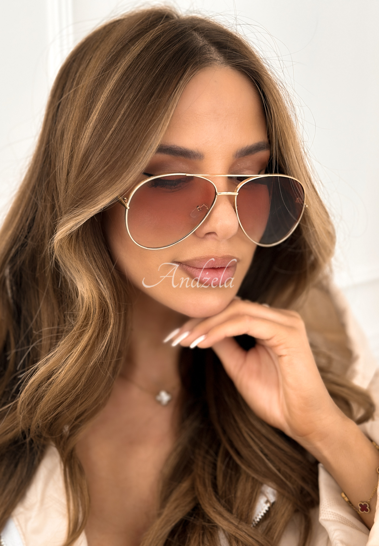 Sonnenbrille Saw It Twice Gold