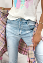 Hose Jeans z przetarciami Last Spring Hellblau