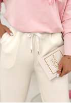 Hose dresowe masełko Comfy & Trendy Ecru