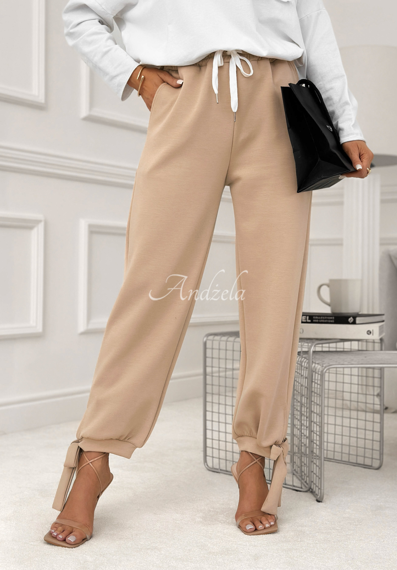 Hose dresowe masełko Comfy &amp; Trendy Beige