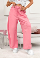 Hose dresowe wide leg The Game Changed Rosa