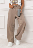 Hose dresowe wide leg The Game Changed Mokkafarben