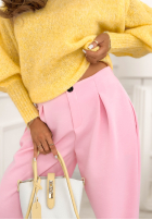 Material Hose ze ściągaczami What You Wanted Puderrosa