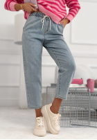 Hose Jeans z gumką Taille Don’t Even Ask Blau