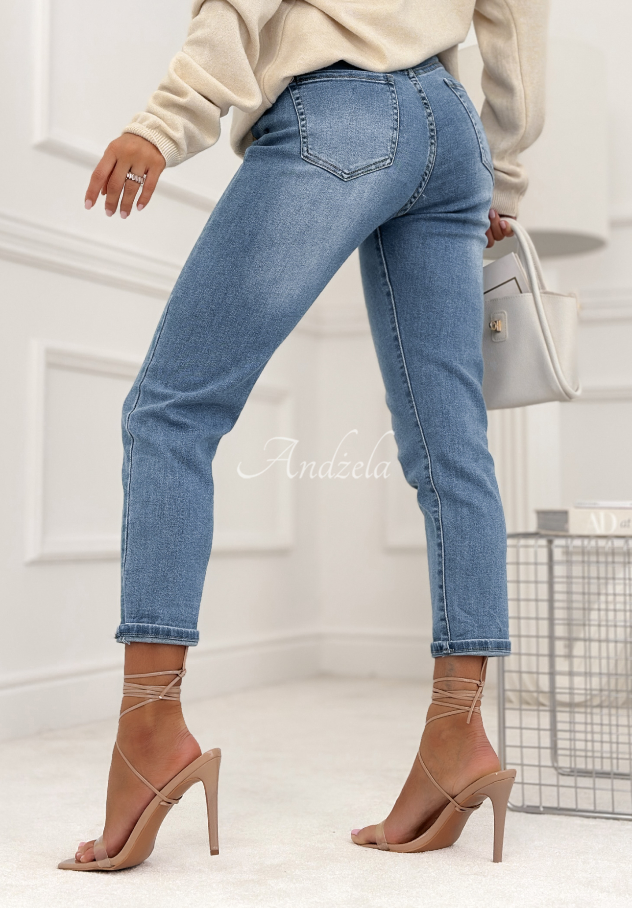 Jeans skinny Blessed With Energy Hellblau