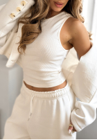 Sweat Set Sweatshirt, Hose i top 3in1 Almost There Camel