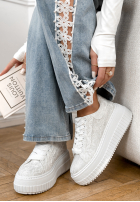 Koronkowe Sneaker Don’t Move Weiß