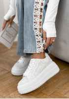 Koronkowe Sneaker Don’t Move Weiß