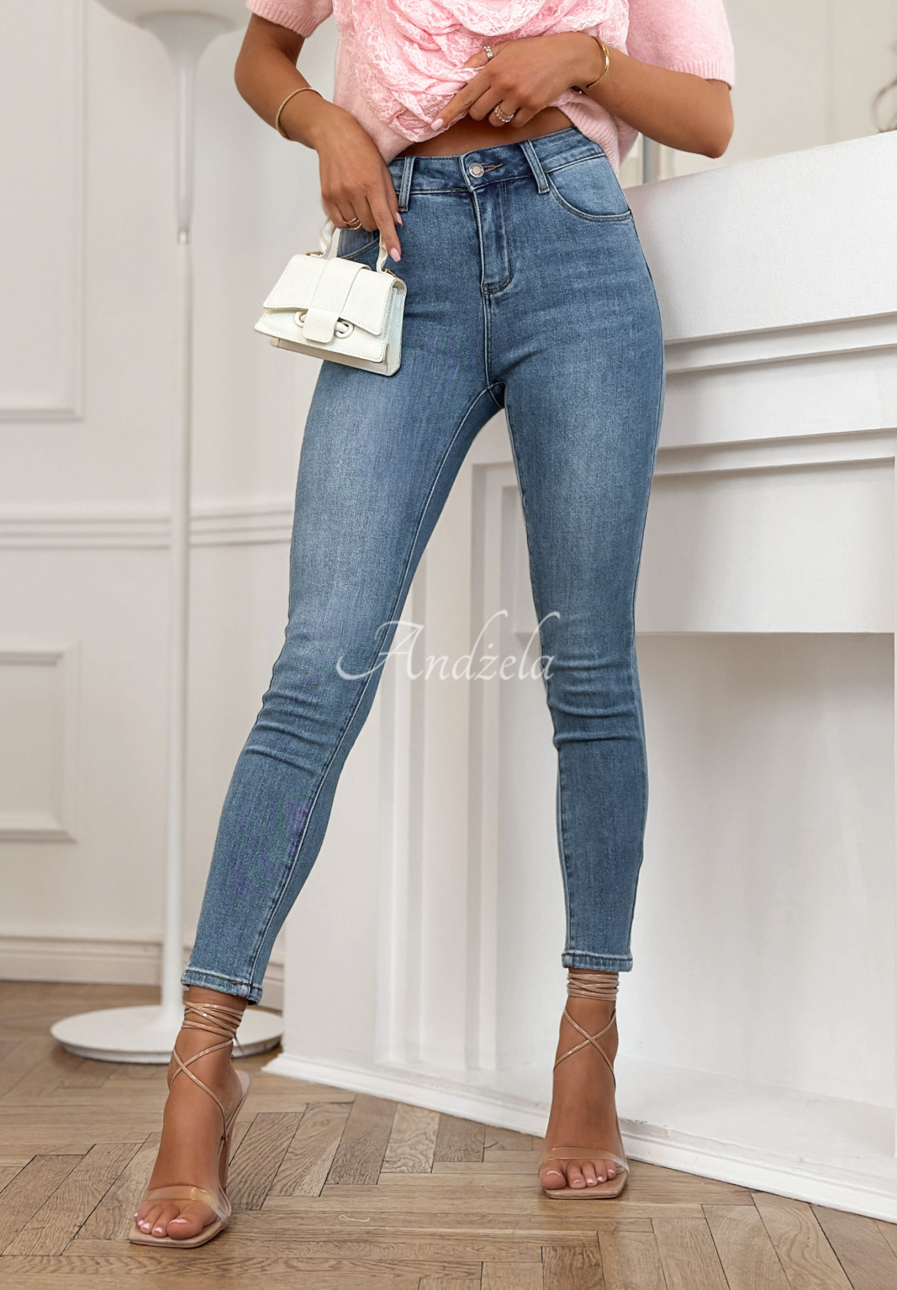 Skinny-Jeans Stay For Me Blau