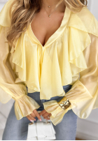 Hemd z falbankami Sweet Ruffles Gelb