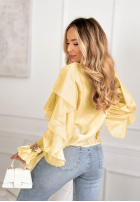 Hemd z falbankami Sweet Ruffles Gelb
