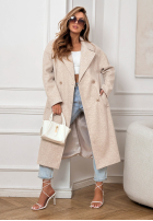 Długi płaszcz Springtime Success szary