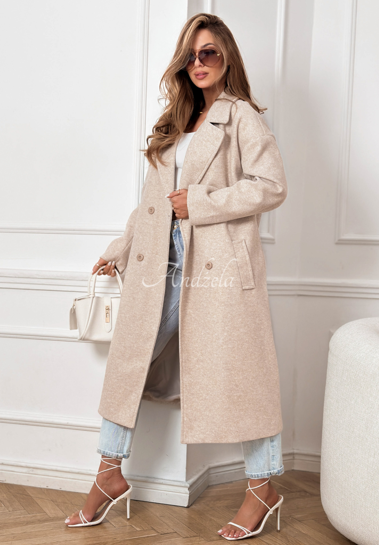 Springtime Success long coat, beige