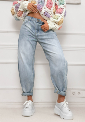 Jeans banana Just Let Them Hellblau