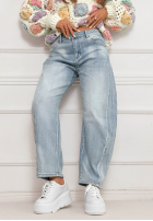 Hose Jeans banana Just Let Them jasnobiebieskie