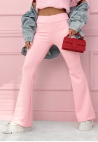 Leggings dzwony New Season Baddie Puderrosa