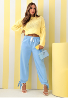 Miękki sweter Mrs Sweet Candy żółty