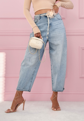 Bananen-Jeans Adds New Life Hellblau