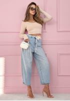 Hose Jeans banana Adds New Life Hellblau