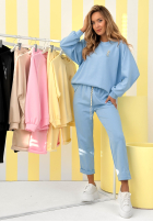 Sweat Set Sweatshirt i Hose Better Now Gelb