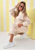 Sweat Set Sweatshirt i Hose Better Now Gelb