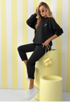 Sweat Set Sweatshirt i Hose Better Now Gelb