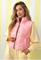 Krótka pikowana Weste Spring Cloud Ecru