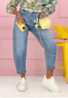 Hose Jeans banana Just Passing Through Hellblau