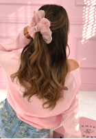 Tiulowa Haarspange klamra do włosów kokarda Schwarz