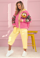 Jacke bomberka z nadrukami The Red Cat Rosa