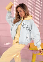 Jacke bomberka z naszywkami The Rabbit Lady Himmelblau