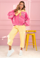 Jacke bomberka z naszywkami The Rabbit Lady Rosa