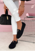 zamszowe mokasyny Smile Of Light Schwarz