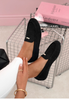 zamszowe mokasyny Smile Of Light Schwarz