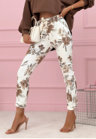 Material Hose w kwiaty Every Flower Weiß