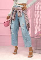 Hose Jeans balloon z przetarciami Noah Blau