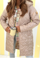 Długa Jacke z kapturem Spring Mood Gelb